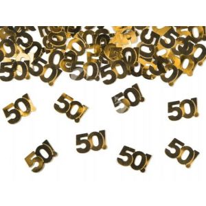 Konfetti PartyDeco Liczba 50, 15g
